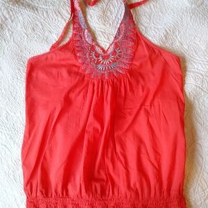 Halter-style blouse